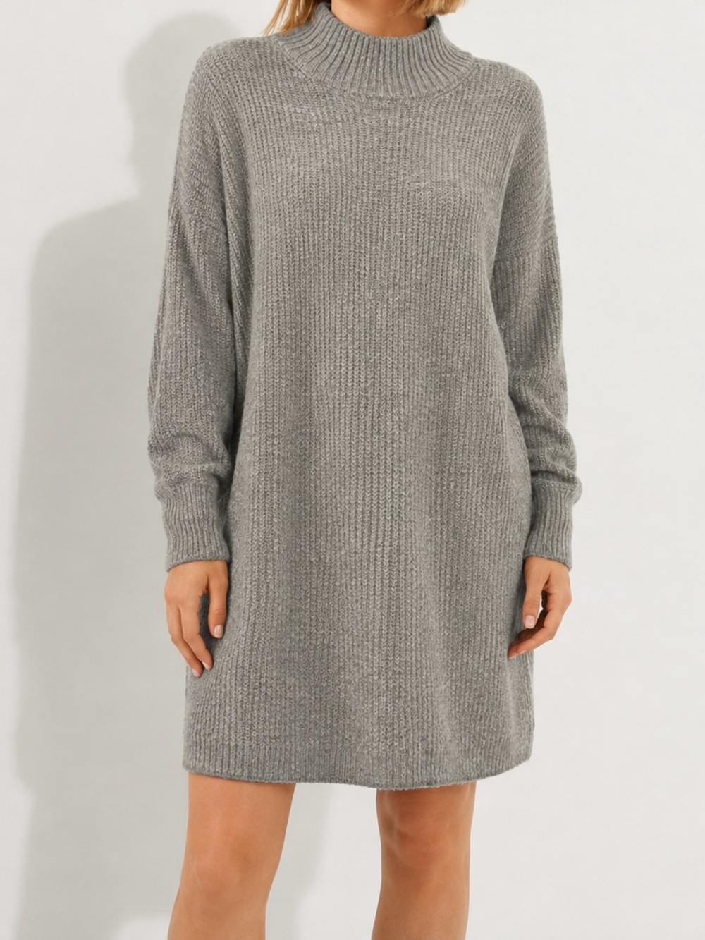 Garage Knit Turtleneck Sweater Dress - Women's - Picture 1 of 4